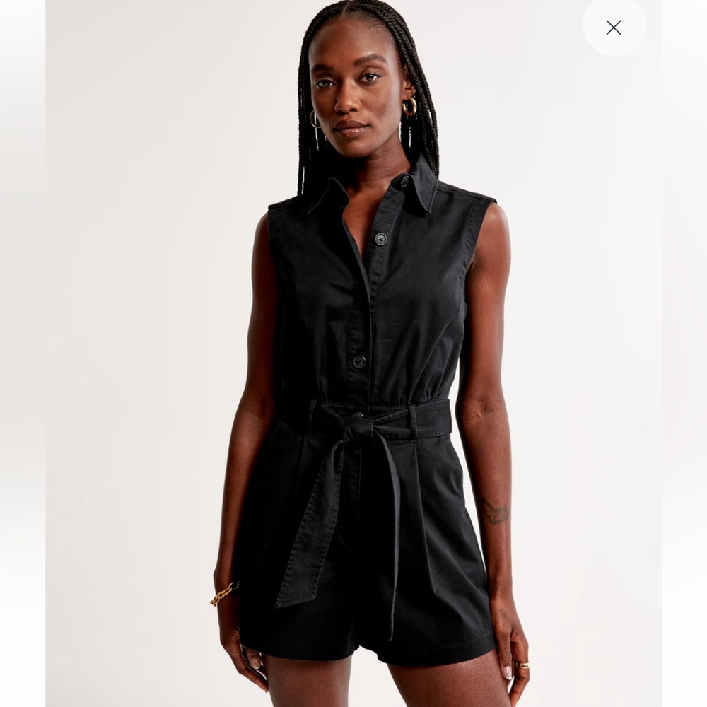 Abercrombie Belted Utility Romper